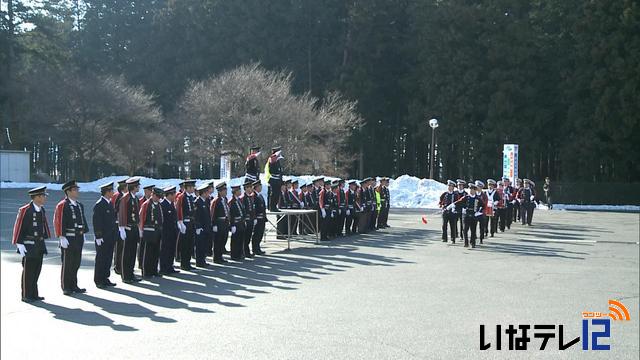 伊那市・南箕輪村の消防団出初式