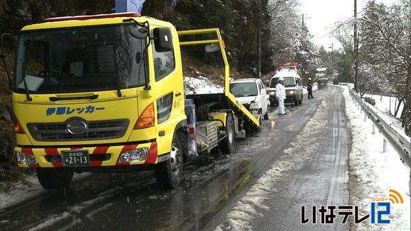 伊那地域も大雪　生活に影響