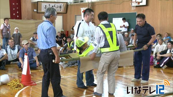 大規模地震災害想定の防災訓練