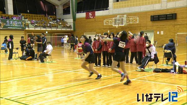 バドミントン中学生県代表の３選手に期待