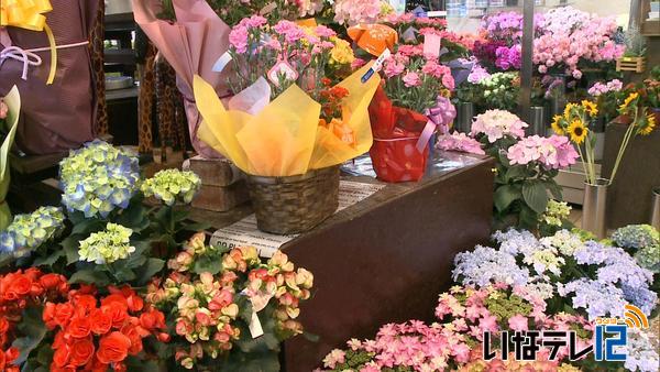 母の日に花束を　花卉農家や生花店で出荷・販売