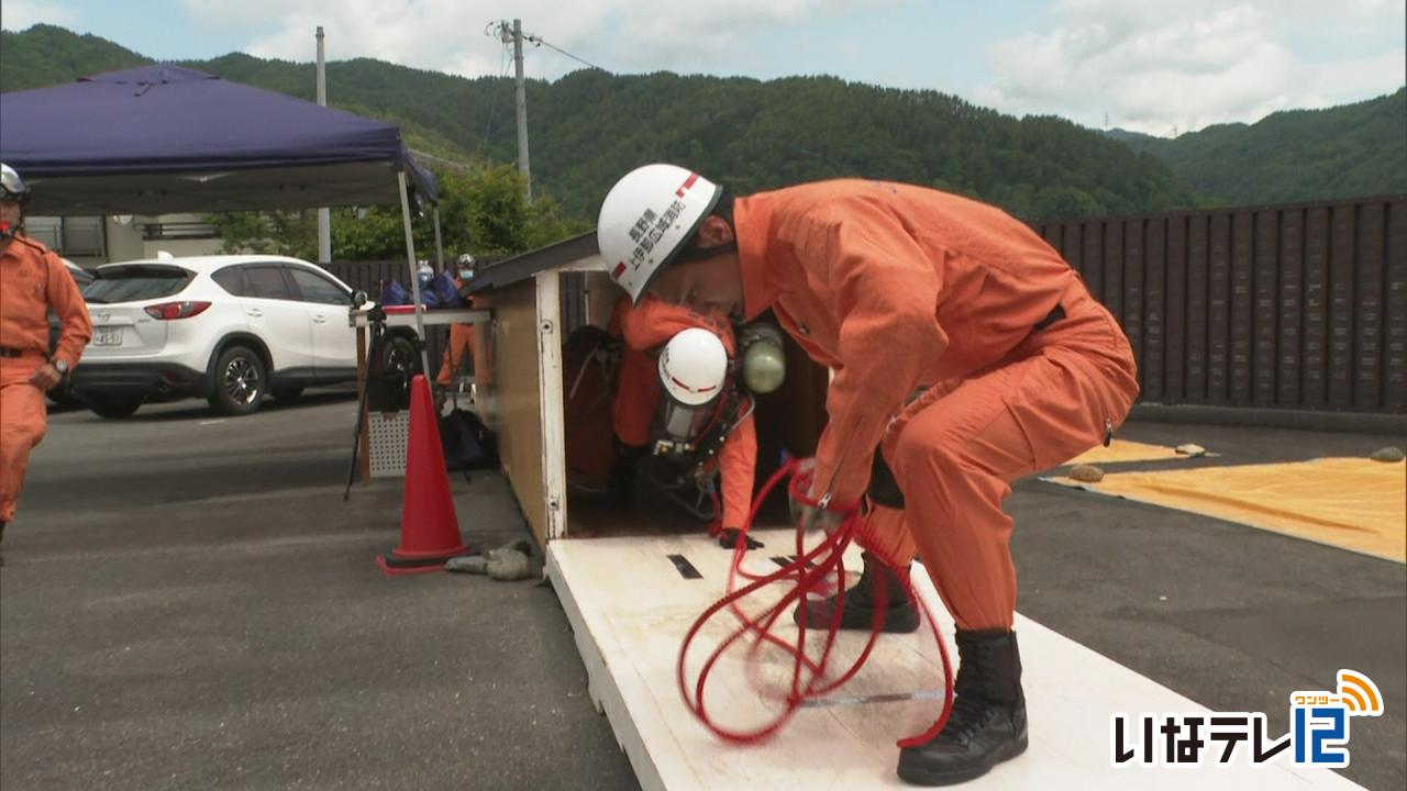 消防救助技術大会に向け　訓練の成果披露