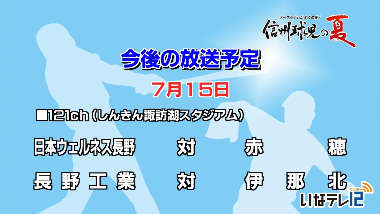 全国高校野球選手権長野大会　上伊那勢の試合結果