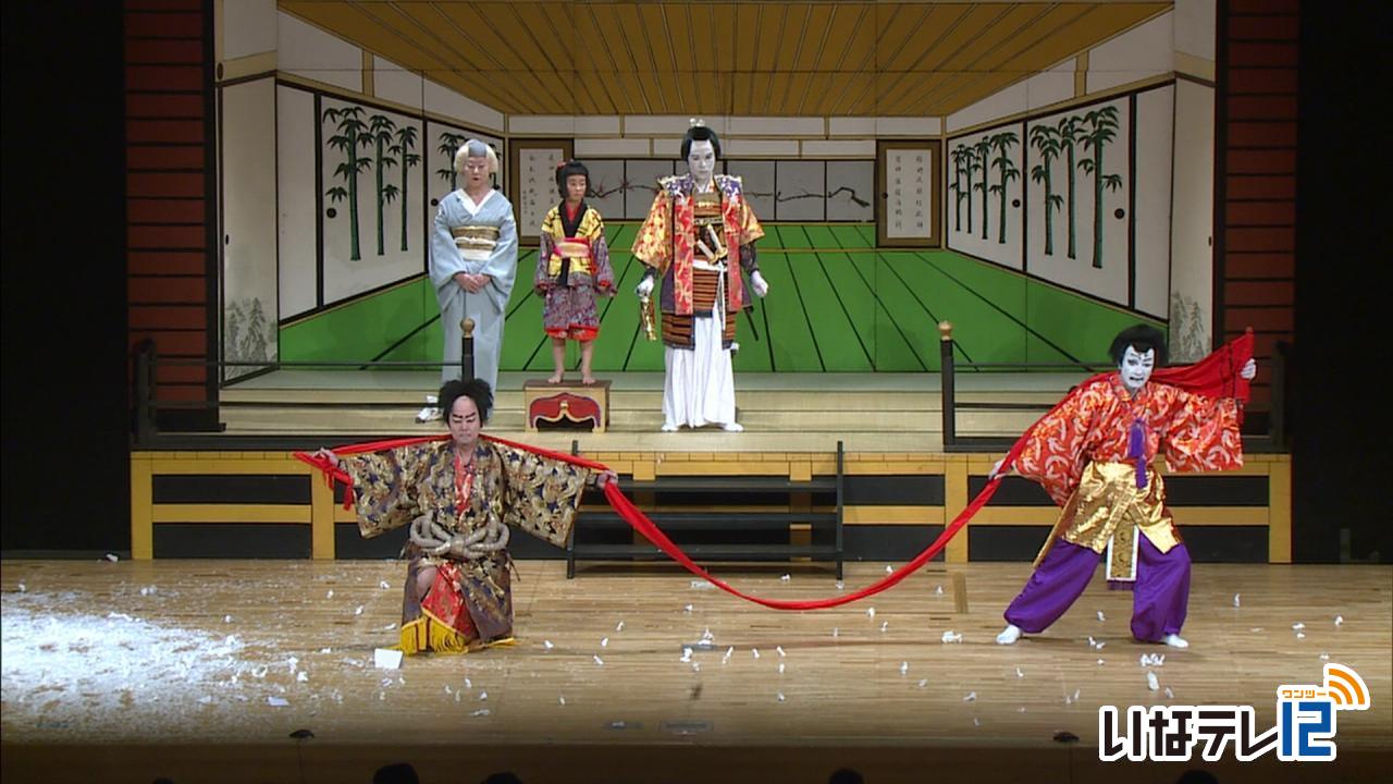中尾歌舞伎　ＪＡ上伊那主催の特別公演