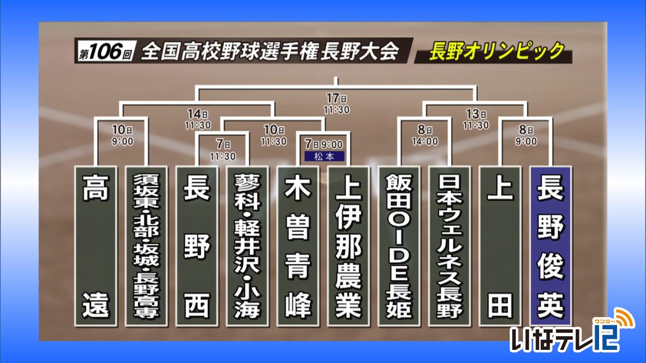 高校野球対戦相手決まる