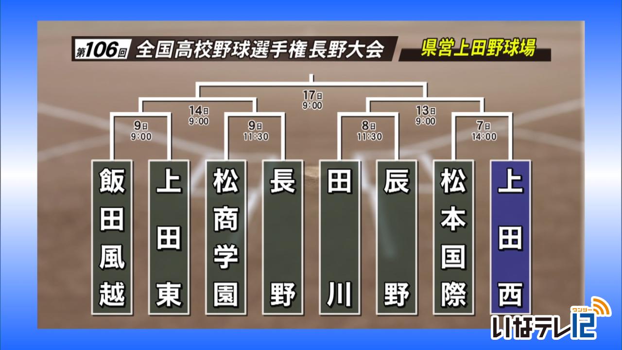 高校野球対戦相手決まる