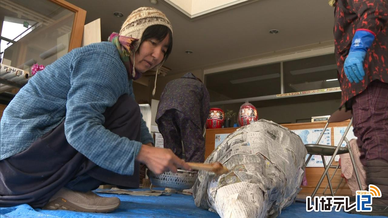 高遠だるま市に向け準備進む