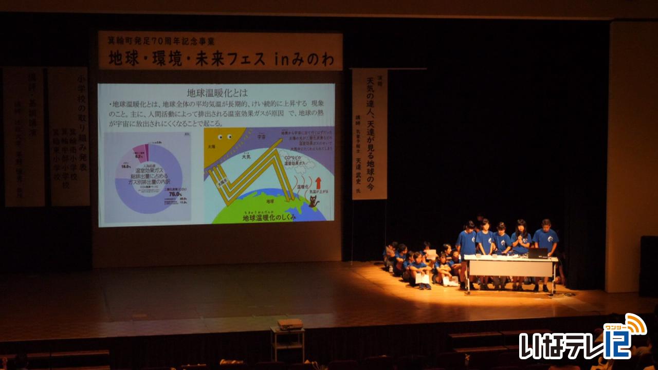 地球・環境・未来フェスinみのわ 開幕