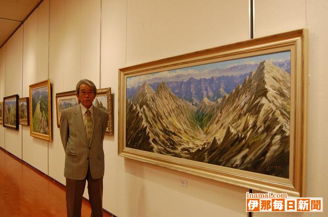かんてんぱぱで上田太郎山岳画展