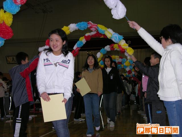 赤穂東小6年生を送る会