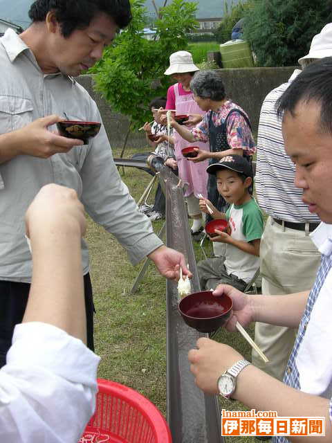 夏はやっぱりそうめん流し