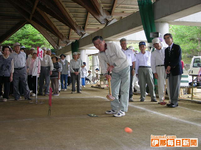 駒ケ根市高齢者クラブ連合会グラウンドゴルフ大会