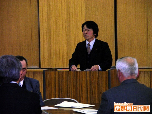 駒ケ根市農業委員会と認定農業者が意見交換