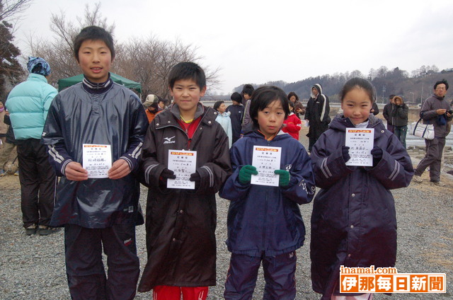 08春の小学生かけっこ大会兼市町村駅伝選考会