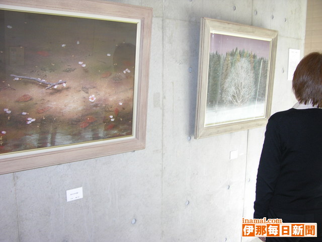 信州高遠美術館で高崎昇平日本画展