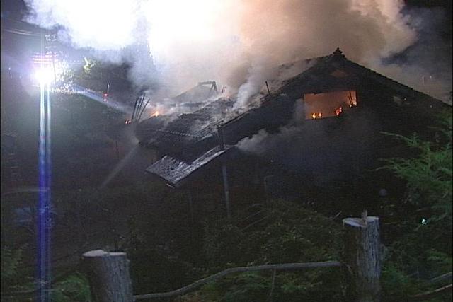 伊那市で住宅火災