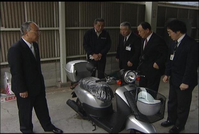 箕輪町が訪問用の原付バイク導入