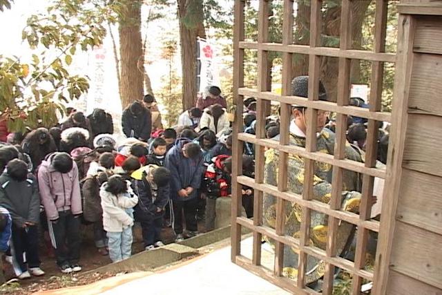 箕輪町木下で天神様祭り