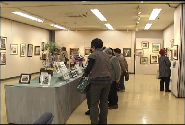 赤羽栄子さん押し花絵作品展