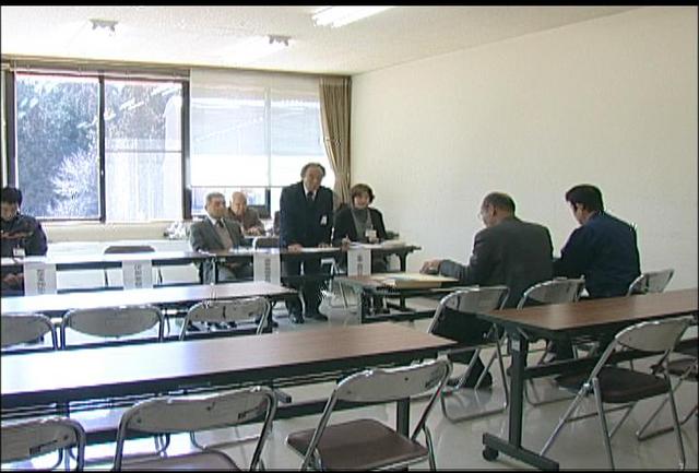 南箕輪村長選挙立候補届出手続き説明会<br>出席は現職の1派のみ