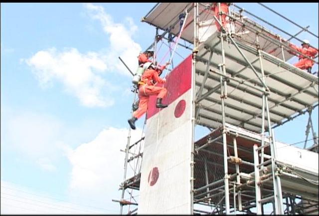 長野県消防救助技術大会出場<br>伊那消防署員激励