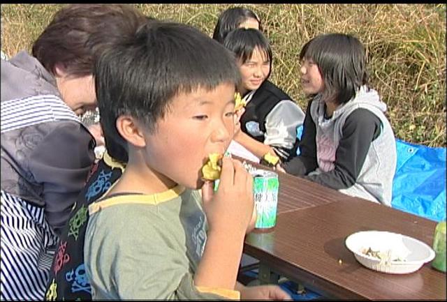 桜井区で焼き芋大会