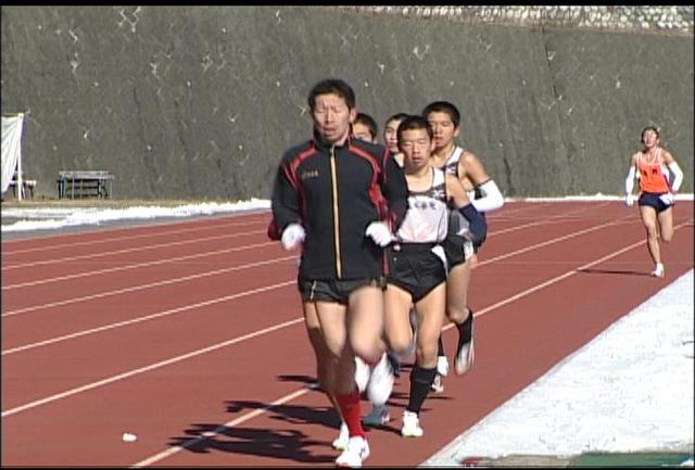 都道府県対抗駅伝男子県代表が伊那で練習