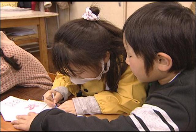 もうすぐ小学1年生　園児が小学校で交流