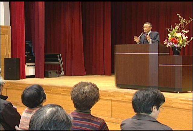 マツタケ名人の藤原さん講演会