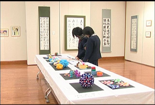 伊那西高校美術・書道卒業記念展覧会