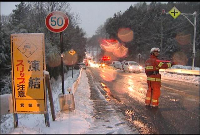 伊那地域降雪の影響