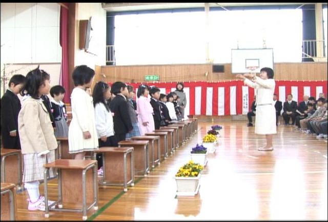 伊那市内小中学校で入学式