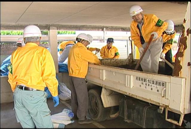 中央区で防災訓練