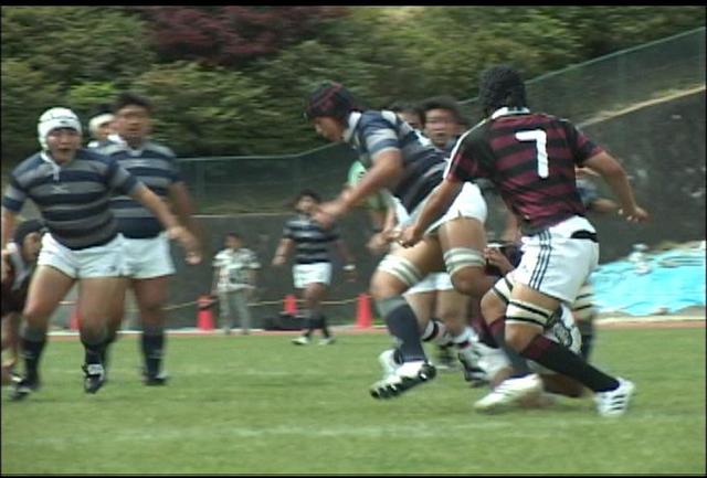 大学ラグビー同志社vs早稲田