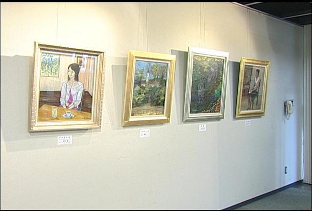 おひさまクラブ油絵展