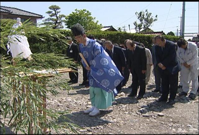 渡場地区介護予防拠点施設　安全祈願祭