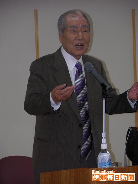 被爆者で広島平和会館の坪井さんが講演<br>「どんな戦争であれ、おろかで馬鹿げている」