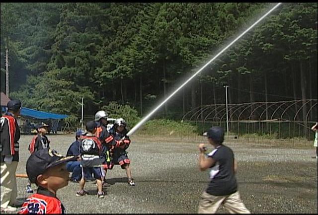 荒井区少年少女消防クラブ訓練