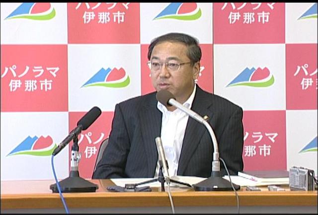 白鳥伊那市長NECへ雇用確保など求める要望書提出