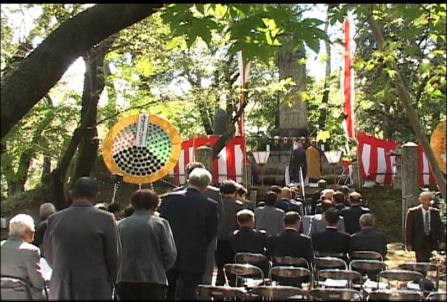 高遠城址公園で戦没者慰霊祭