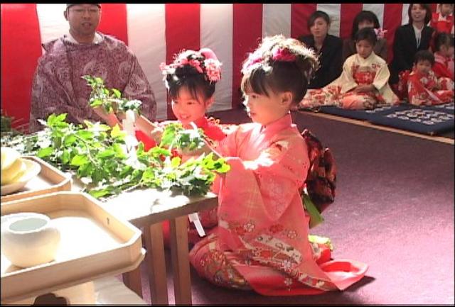 立冬　箕輪南宮神社で七五三