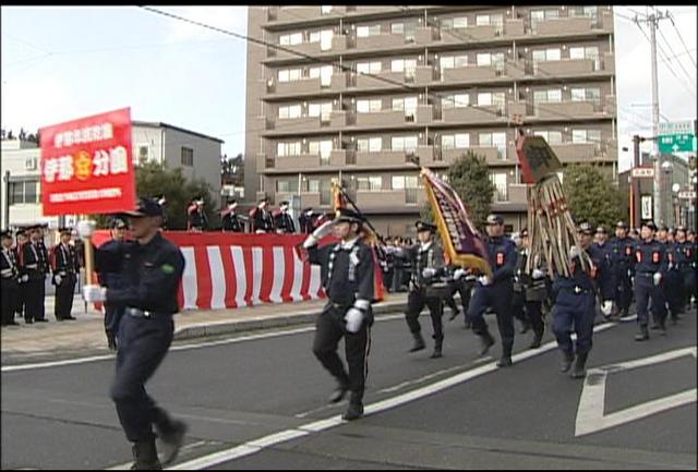 伊那市で出初式