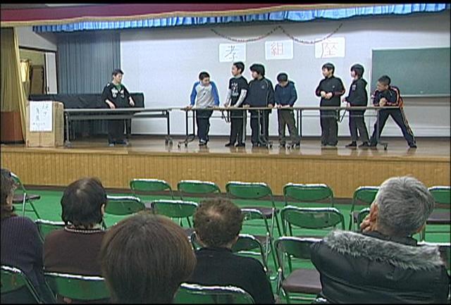 伊那小学校5年孝組発表会