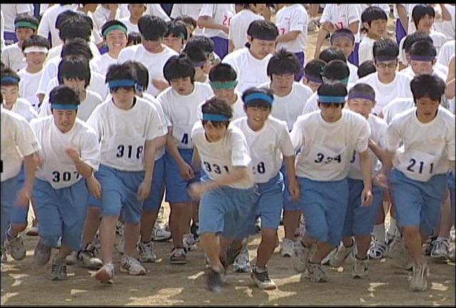 箕輪中学校の恒例行事強歩大会