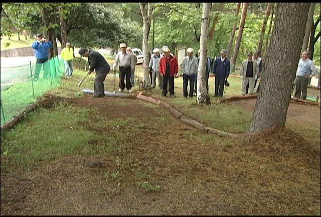 伊那公園マレットゴルフ場オープン