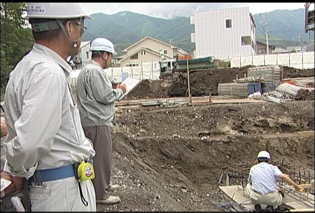 上伊那地方事務所　工事現場を巡視