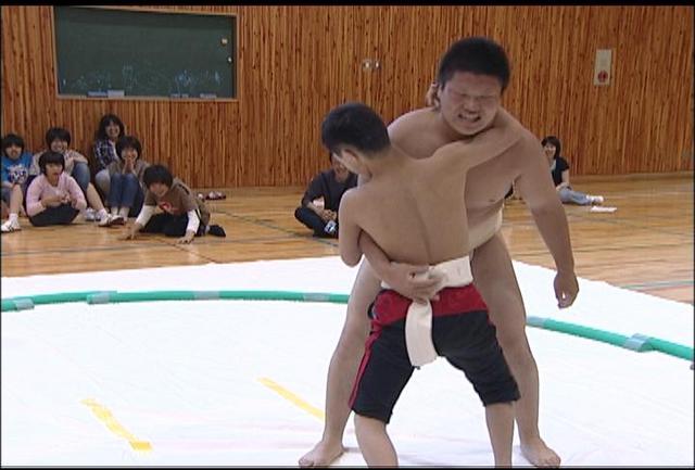 伊那養護学校で相撲大会