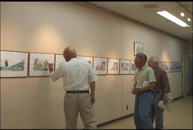 橋爪まんぷさん絵本「孝行猿の話」原画展