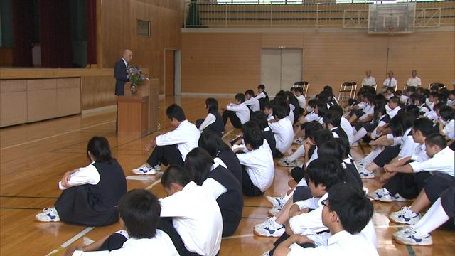 箕輪町遺族会　中学生を対象に戦争を語り継ぐ講演会