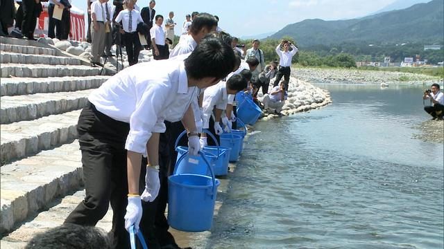 天竜川河川激甚災害特別緊急事業工事　完了